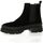 Chaussures Femme Boots Exit Boots cuir velours Noir