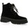 Chaussures Femme Boots Exit Boots cuir velours Noir