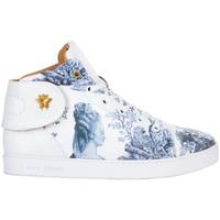 Chaussures Baskets montantes Baron Papillon Sneaker  Mid Marie-Antoinette bleue Bleu