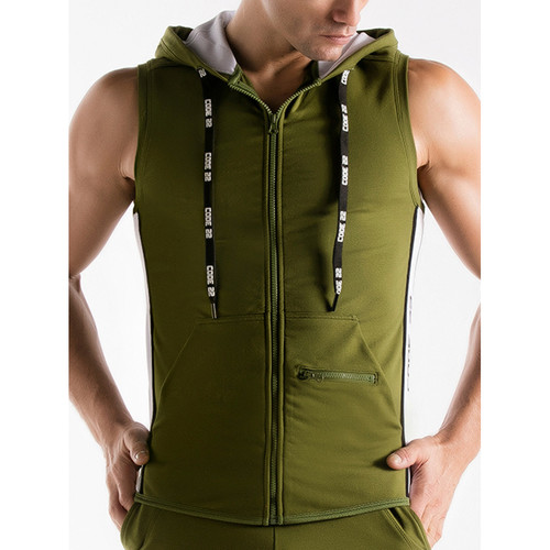 Vêtements Homme Joggings & Survêtements Homme | Code 22 Veste à capuche sans manches Thrust Code22 - TP70282