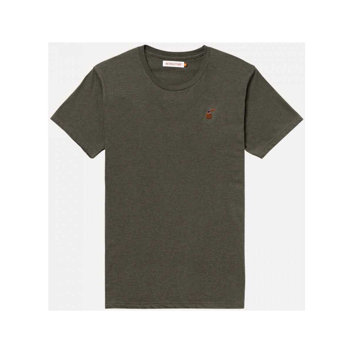 Vêtements Homme T-shirts & Polos Rvlt Revolution Application t-shirt 1198 Vert