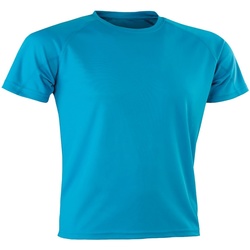 Vêtements Homme T-shirts manches courtes Spiro SR287 Bleu Turquoise