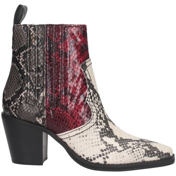 Chaussures Femme Bottes ville Steve Madden SMSGENIVA-BRGGRY Texano Femme MULTI Multicolore