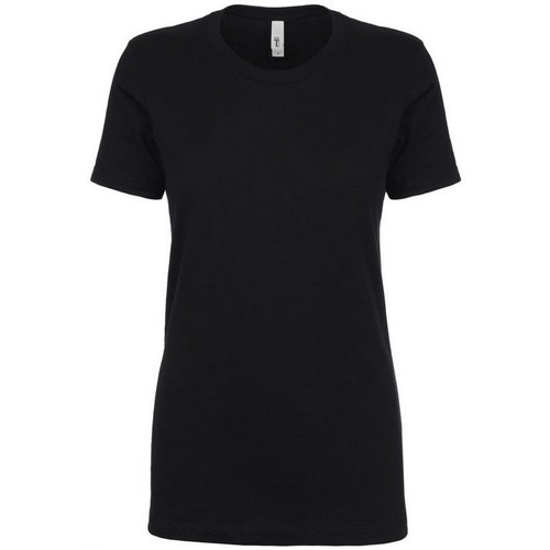 Vêtements Femme T-shirts manches longues Next Level Ideal Noir