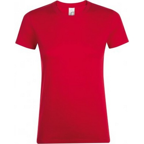 Vêtements Femme T-shirts manches courtes Sols 01825 Rouge