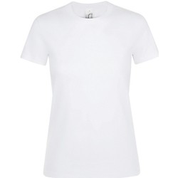 Vêtements Femme T-shirts Green manches courtes Sols 01825 Blanc