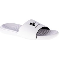 Chaussures Homme Claquettes Under Armour Ansa Fixed Slides Blanc