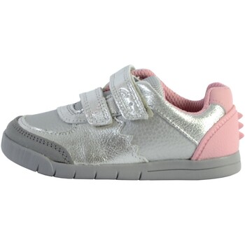 Chaussures Fille Baskets basses Clarks 155366 Gris