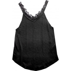 Vêtements Femme Débardeurs / T-shirts sans manche Slazenger Tennis T-shirt Femme Top Femme Pekka Noir Noir