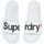 Chaussures Homme Claquettes Superdry CLASSIC SUPERDRY POOL SLIDE Blanc