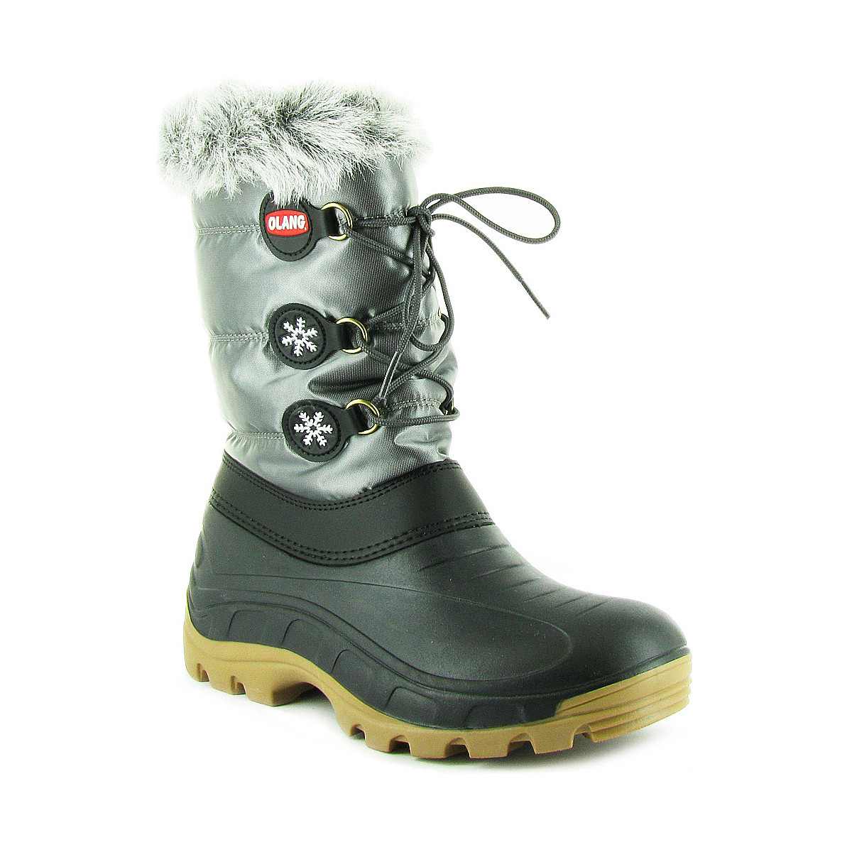 Chaussures Enfant Bottes de neige Olang PATTY Gris