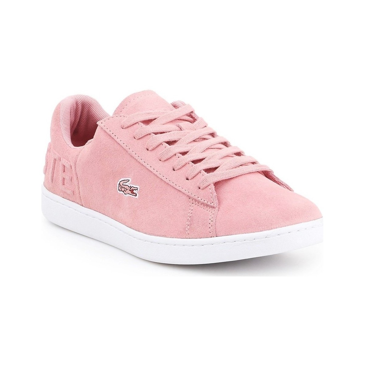 Chaussures Femme Baskets basses Lacoste Carnaby Evo Rose