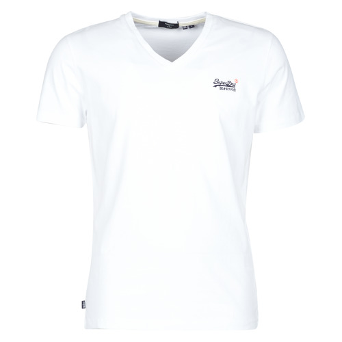 Vêtements Homme T-shirts manches courtes Superdry OL CLASSIC VEE TEE NS Blanc