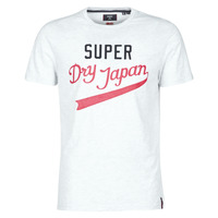 Vêtements Homme T-shirts manches courtes Superdry COLLEGIATE GRAPHIC TEE 185 Gris