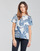Vêtements Femme HUGO Darlon203 Vit t-shirt med vertikal logga POPASLEY Bleu