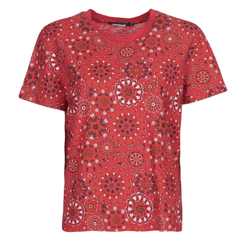 Vêtements Femme T-shirts manches courtes Desigual LYON Rouge