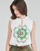 Vêtements Femme Débardeurs / T-shirts Danielle sans manche Desigual ROSEN Blanc