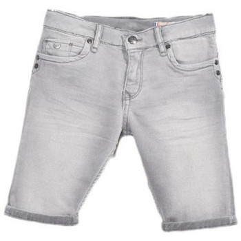short enfant kaporal  bermuda en jeans garã§on volt gris 