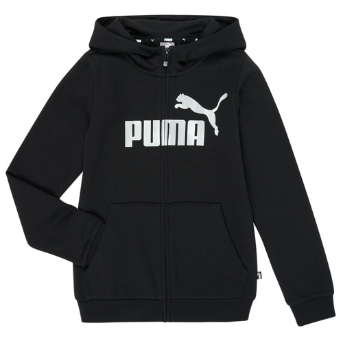 Vêtements Fille Sweats Puma Rdg ESS FZ HOODY Noir