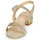 Chaussures Femme Sandales et Nu-pieds Perlato 11817-CAM-FREJE-STONE Beige / Doré