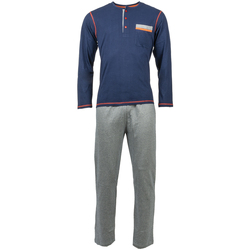Vêtements Homme Pyjamas / Chemises de nuit Christian Cane Pyjama coton Baltazar Bleu marine