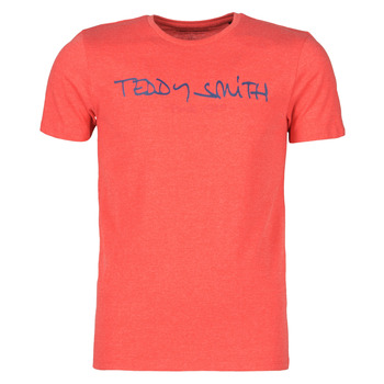 Vêtements Homme T-shirts graphic-print manches courtes Teddy Smith TICLASS Rouge