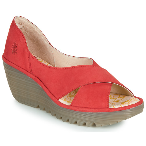 Chaussures Femme marque de chaussures Fly London YOMA Rouge