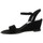 Chaussures Femme Sandales et Nu-pieds Elizabeth Stuart Nu pieds cuir velours Noir