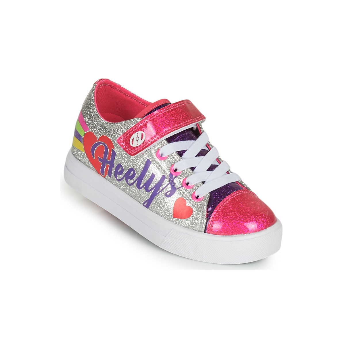 Chaussures Fille Chaussures à roulettes Heelys SNAZZY X2 Argenté / Multicolore