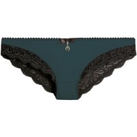 Sous-vêtements Femme Comptoir de fami Pommpoire Culotte émeraude/noir Epicée Vert