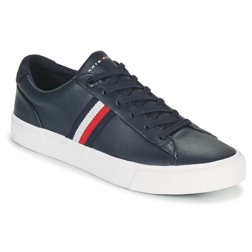 Chaussures Homme Baskets basses Tommy Hilfiger CORPORATE LEATHER SNEAKER Marine