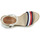 Chaussures Femme Sandales et Nu-pieds Tommy Hilfiger SHIMMERY RIBBON HIGH WEDGE Blanc