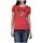 Vêtements Femme Polos manches courtes Guess T-shirt Femme FOLIAGE Rouge W92I67 (rft) Rouge