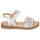 Chaussures Fille Sandales et Nu-pieds Acebo's 5500SU-BLANCO Blanc / Argenté