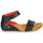 Chaussures Femme Sandales et Nu-pieds Art CRETA Noir / Rouge