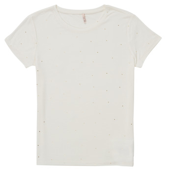 Vêtements Fille T-shirts manches courtes Only KONMOULINS Blanc