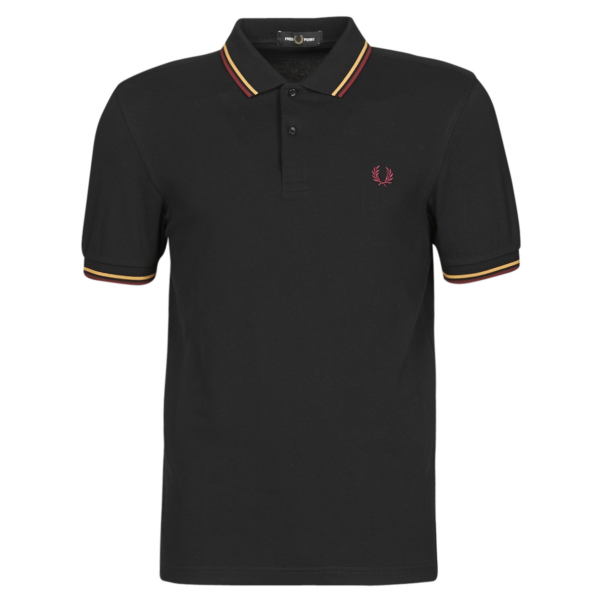Vêtements Homme Polos manches courtes Fred Perry TWIN TIPPED FRED PERRY SHIRT Weatherproof Noir