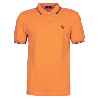 Vêtements Homme Polos manches courtes Fred Perry TWIN TIPPED FRED PERRY SHIRT Camel