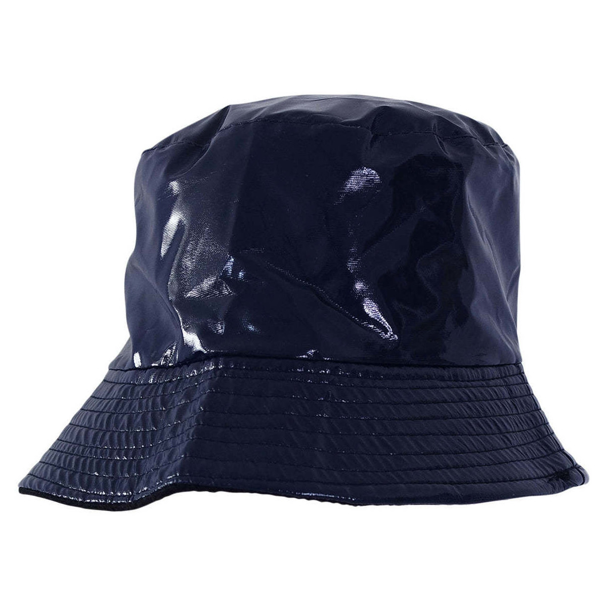 Accessoires textile Femme Chapeaux Chapeau-Tendance Bob de pluie vinyle Bleu