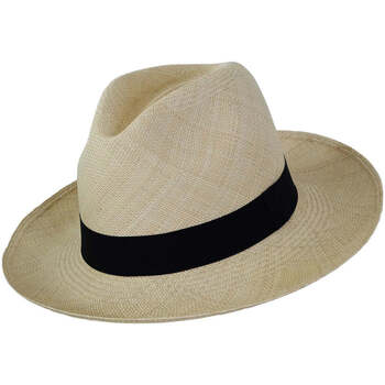 Accessoires textile Chapeaux Chapeau-Tendance Panama véritable EQUATEUR T57 Blanc ivoire