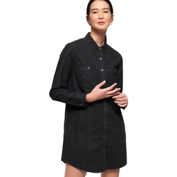Vêtements Femme Robes courtes Superdry G80013OR Noir