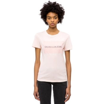 Vêtements Femme T-shirts & Polos Calvin Klein Jeans J20J208606 Rose