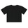 Vêtements Fille T-shirts manches courtes Calvin Klein Jeans CK REPEAT FOIL BOXY T-SHIRT Noir