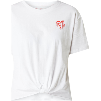 Vêtements Femme T-shirts manches courtes Pepe jeans PL504458 Blanc