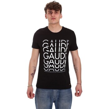 Vêtements Homme T-shirts manches courtes Gaudi 011BU64068 Noir