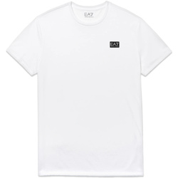 Vêtements Homme T-shirts manches courtes Emporio Armani ygf8b draped asymmetric sleeveless dress 3HPT02 PJT3Z Blanc