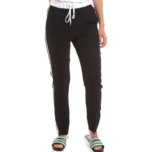 Pantalons de survêtement Liu Jo TA0205 T8552 Noir - Vêtements Joggings / Survêtements Femme 59 