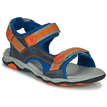 Chaussures Garçon Sandales et Nu-pieds Kickers KIWI Bleu / Orange