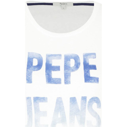 Vêtements Femme T-shirts manches courtes Pepe jeans PL504442 Beige