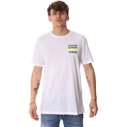 Vêtements Homme T-shirts manches courtes Antony Morato MMKS01786 FA100189 Blanc